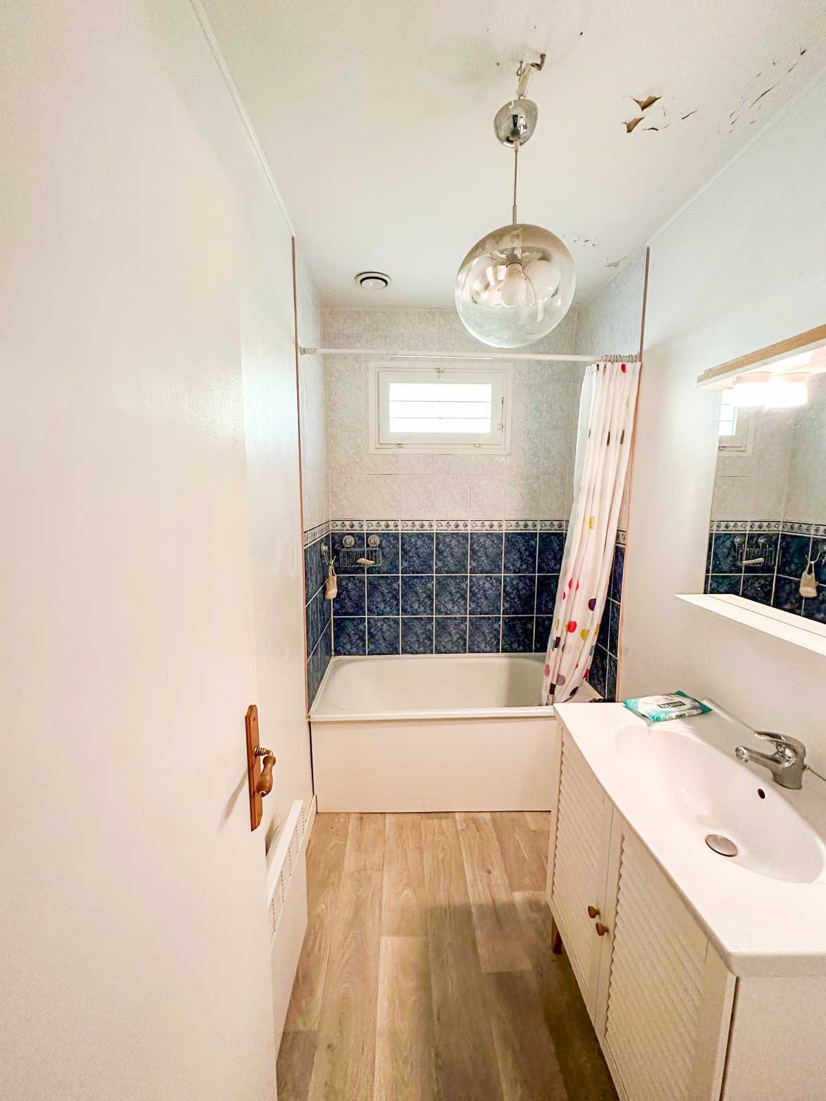 Chantier ancienne salle de bain réalisé par Draveil Rénovation