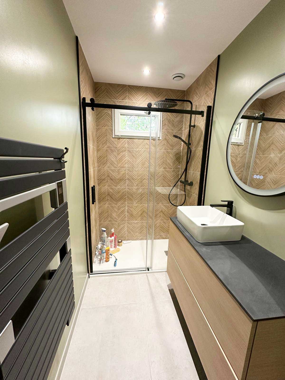 Chantier salle de bain réalisé par Draveil Rénovation