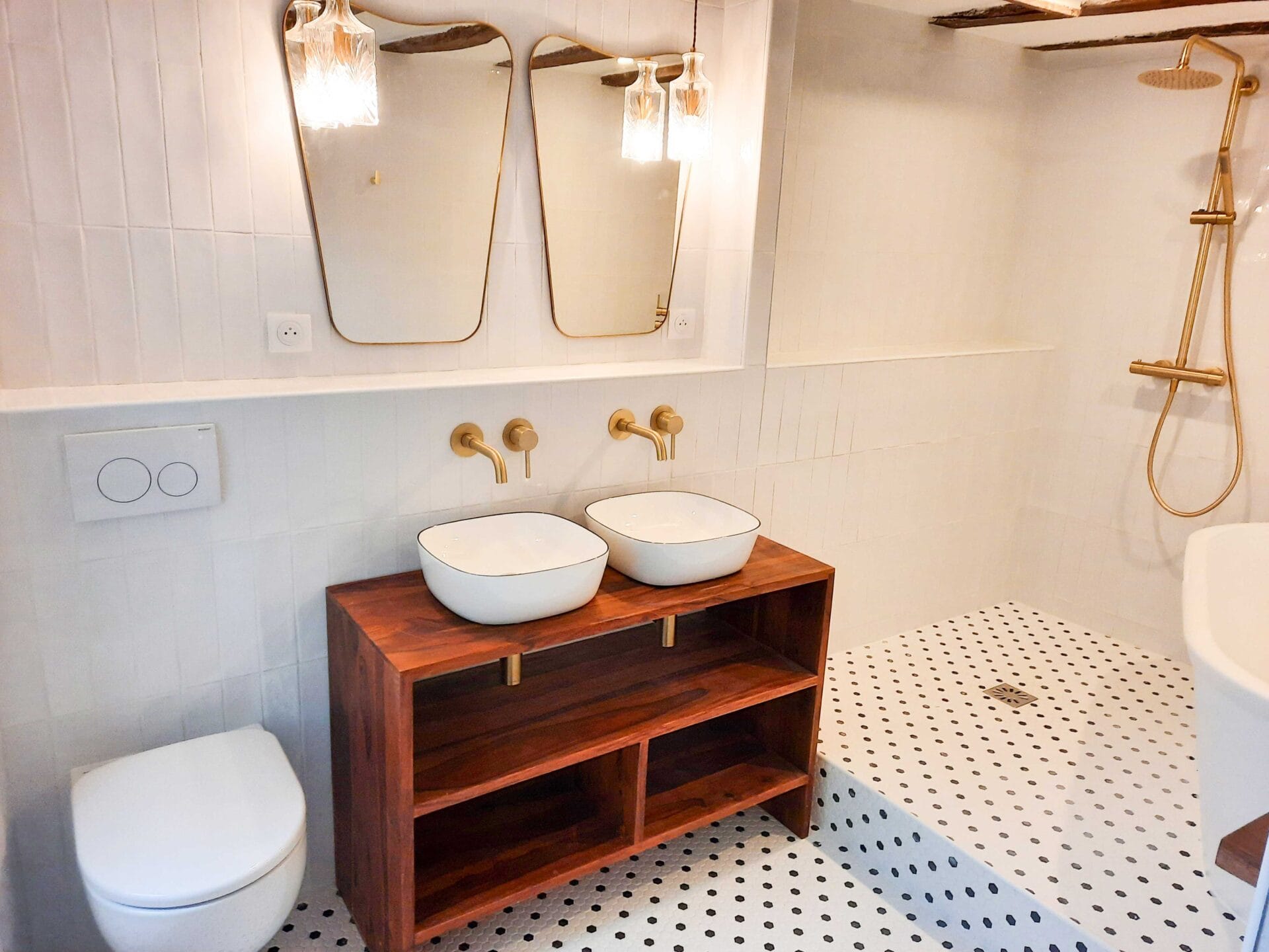 Chantier salle de bain réalisée par Draveil Rénovation