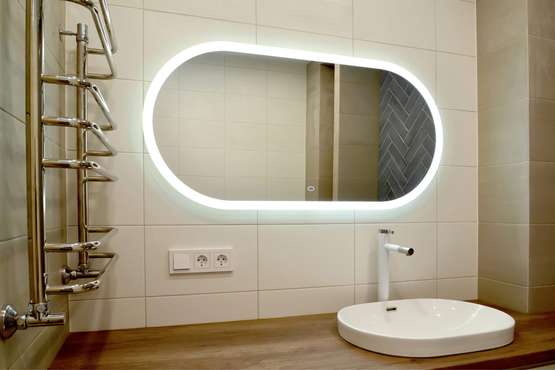Installation LED pour salle de bain