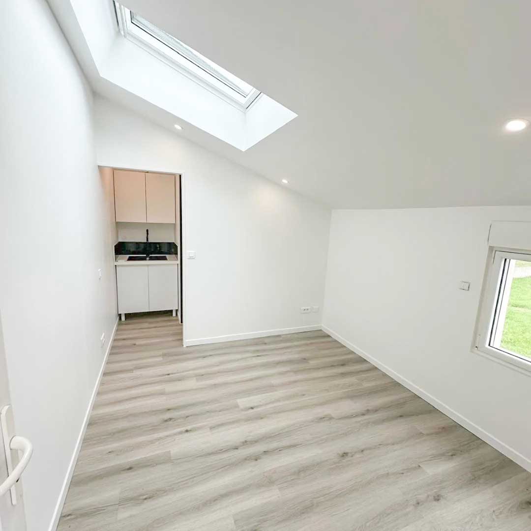 Pose de parquet réalisée par Draveil Rénovation