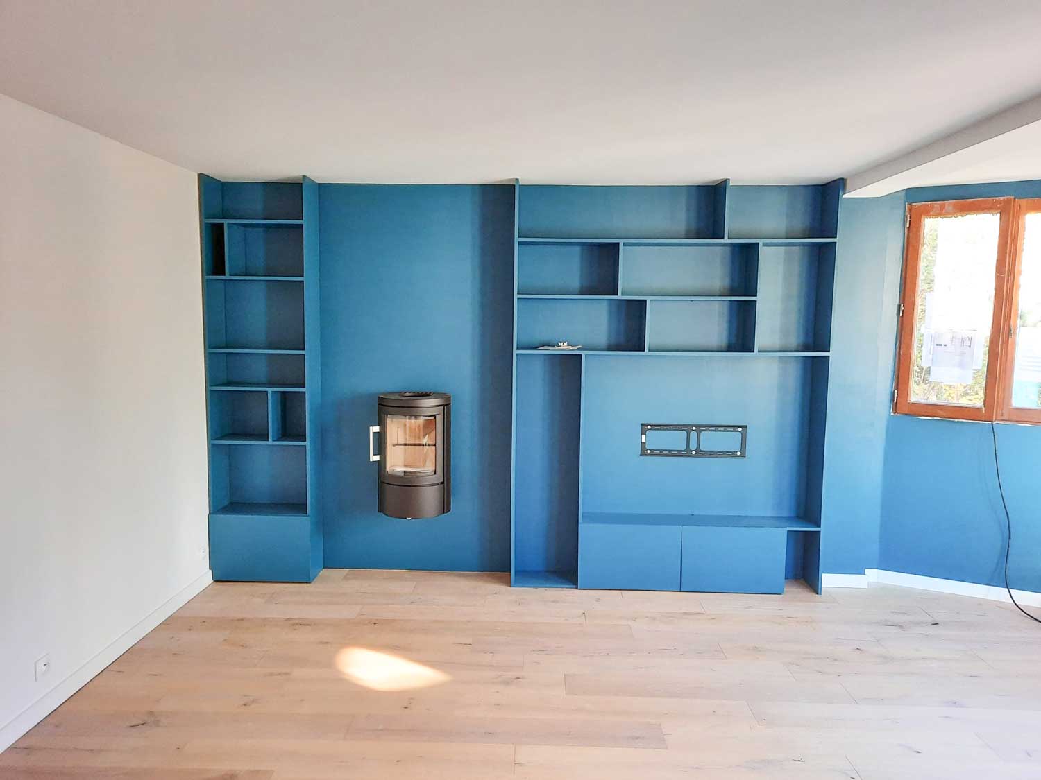 Rénovation d'intérieur et salon réalisée par Draveil Rénovation