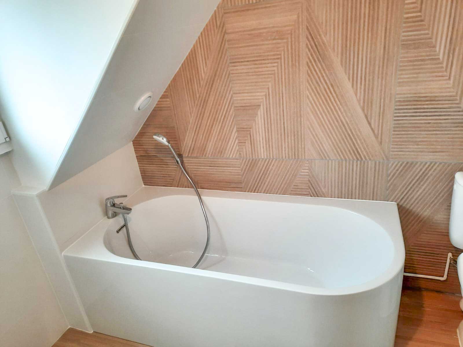 Rénovation partielle de salle de bain réalisée par Draveil Rénovation