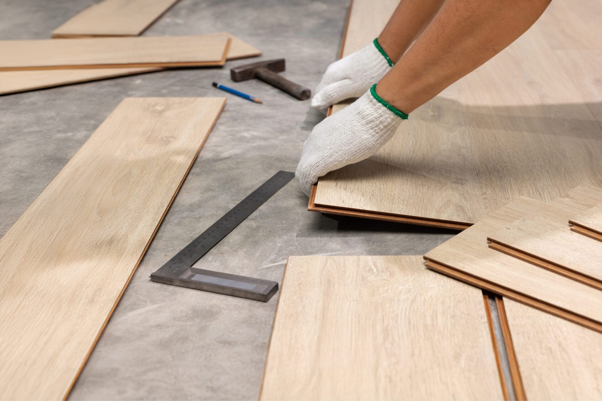 Pose de parquet stratifié